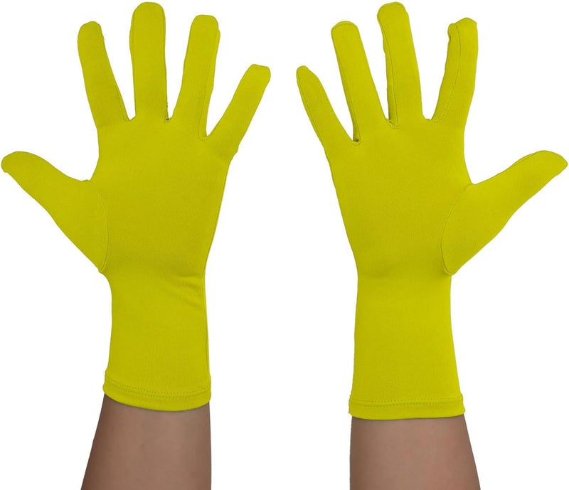Sheface Stretchy Spandex Costume Gloves - Men's & Women's Banquet Party Wedding Gloves - Image 2